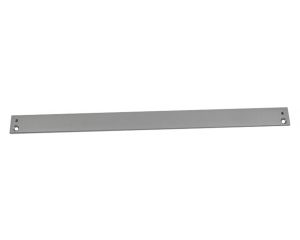 GEZE T-STOP-Gleitschiene mit integrierter Öffnungsbegrenzung, Silberfarbig