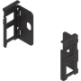 Blum LEGRABOX Holzrückwandhalter Höhe N (78mm) terraschwarz