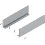 Blum LEGRABOX pure Zarge Höhe C 176,8mm NL=650mm polarsilber