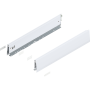 Blum MERIVOBOX Zarge Höhe M 91mm NL=500mm LS/RS inkl. Abdeckkappen seidenweiß