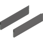 Blum MERIVOBOX BOXCAP NL=450mm Höhe E LS/RS oriongrau