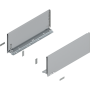 Blum LEGRABOX pure Zarge Höhe C 176,8mm NL=450mm polarsilber