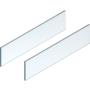 Blum LEGRABOX Einschubelement NL=650mm Seite Höhe 138mm Glas Klar