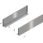 Blum LEGRABOX Zarge Höhe C (176,8 mm) NL=650mm pure Edelstahl