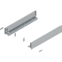 Blum LEGRABOX pure Zarge Höhe M 90,3mm NL=500mm polarsilber
