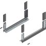 Blum LEGRABOX Zarge Höhe C (176,8 mm) NL=550mm L/R free oriongrau matt