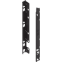 Blum LEGRABOX Holzrückwandhalter Höhe F (253mm) terraschwarz