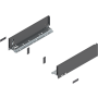 Blum LEGRABOX Zarge Höhe M (90,3mm) NL=350mm pure oriongrau