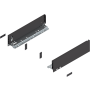 Blum LEGRABOX Zarge Höhe M (90,3mm) NL=350mm pure terraschwarz