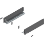 Blum LEGRABOX Zarge Höhe M (90,3mm) NL=400mm pure oriongrau