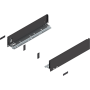 Blum LEGRABOX Zarge Höhe M (90,3mm) NL=400mm pure terraschwarz