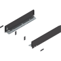 Blum LEGRABOX Zarge Höhe M (90,3mm) NL=450mm pure terraschwarz