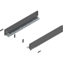 Blum LEGRABOX Zarge Höhe M (90,3mm) NL=550mm pure oriongrau