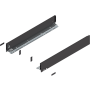 Blum LEGRABOX Zarge Höhe M (90,3mm) NL=600mm pure terraschwarz