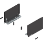 Blum LEGRABOX Zarge Höhe C (176,8 mm) NL=270mm pure terraschwarz