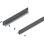 Blum LEGRABOX Zarge Höhe M (90,3mm) NL=650mm pure oriongrau
