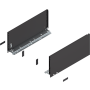 Blum LEGRABOX Zarge Höhe C (176,8 mm) NL=400mm pure terraschwarz
