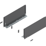 Blum LEGRABOX Zarge Höhe C (176,8 mm) NL=450mm pure oriongrau