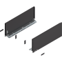 Blum LEGRABOX Zarge Höhe C (176,8 mm) NL=450mm pure terraschwarz