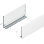 Blum LEGRABOX Zarge Höhe F (239,9 mm) NL=500mm pure seidenweiß