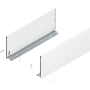 Blum LEGRABOX Zarge Höhe F (239,9 mm) NL=600mm pure seidenweiß
