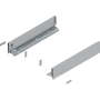Blum LEGRABOX pure Zarge Höhe M 90,3mm NL=450mm polarsilber