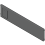 Blum AMBIA-LINE Querteiler einzeln für B=200mm H=50mm oriongrau matt