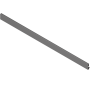 Blum MERIVOBOX Vorderstück m.Nut m.Einschubel. KB=1200mm zum ablängen oriongrau