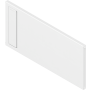 Blum AMBIA-LINE Querteiler einzeln für B=218mm H=110mm seidenweiß matt