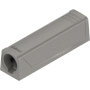 Blum TIP-ON Adapterplatte gerade Kurzversion 20/17 nickel matt