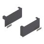 Blum AVENTOS HK top Abdeckkappenset Standard / TIP-ON LS/RS tiefgrau/inox
