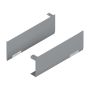 Blum AVENTOS HF/HS/HL top Kraftspeicher-Abdeckkappenset LS/RS hellgrau/inox