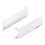 Blum AVENTOS HF/HS/HL top Kraftspeicher-Abdeckkappenset LS/RS seidenweiß/inox