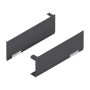 Blum AVENTOS HF/HS/HL top Kraftspeicher-Abdeckkappenset LS/RS tiefgrau/inox