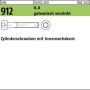 Zylinderschrauben DIN 912 8.8 M 6x65 galv. verzinkt gal Zn VE=200St