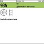 Sechskantmuttern DIN 934 10 M 36 galv. verzinkt gal Zn VE=10St