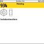 Sechskantmuttern DIN 934 Messing M 2 Ms VE=1000St