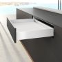 Hettich AvanTech YOU Stahlzarge H=101mm NL=400mm weiß links/rechts