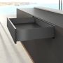 Hettich AvanTech YOU Stahlzarge H=139mm NL=270mm anthrazit links/rechts