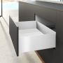 Hettich AvanTech YOU Stahlzarge H=187mm NL=600mm weiss links/rechts