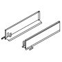 Blum LEGRABOX Zarge Höhe K (128,3mm) NL=400mm links/rechts pure oriongrau
