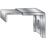 Fensterbankhalter Vario Gr.1 90x105mm m.Schiebewinkel 95x35 verstell. 110-165mm