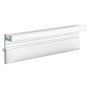 Hettich Laufprofil Wingline 230/77 L=2400mm Alu-eloxiert weiß