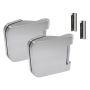 EUROBAT Glastürbandsatz EGB 300 3-teilig Edelstahl finish