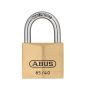 ABUS Hangschloss 85GL/40mm Messing mit 2 Schlüssel Serie KA/FK0552