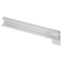 Alu-Abschluss Putz 18mm RAL9016 weiß 50mm links