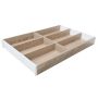 Blum AMBIA-LINE Besteckeinsatz LBX/MVX Fächer=4 NL=450mm carbonschwarz matt