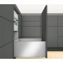 Blum Set LEGRABOX pure Höhe F BLUMOTION NL=400mm 40kg terraschwarz matt