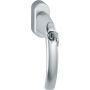HOPPE Fenstergriff Atlanta 0530S/US952 Secu Absch. 32-42mm M5x45-50mm F1 silber