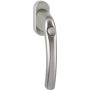 HOPPE Fenstergriff Tokyo 0710SV/U26 ST=35mm DRuckknopf F9